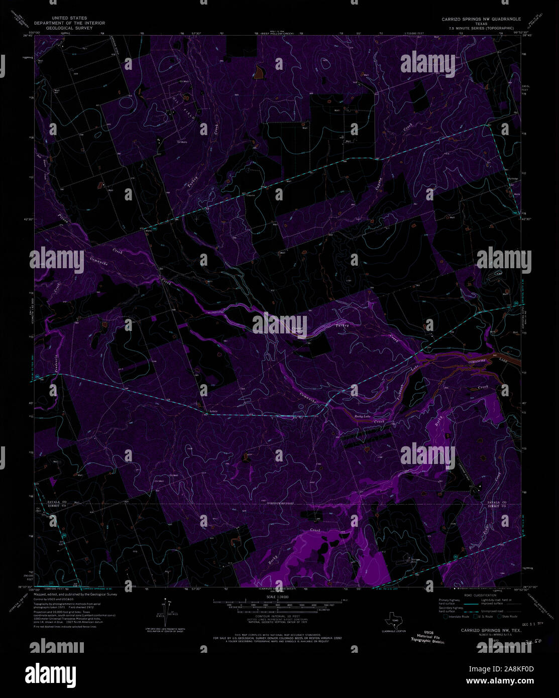 Map of carrizo springs hires stock photography and images Alamy