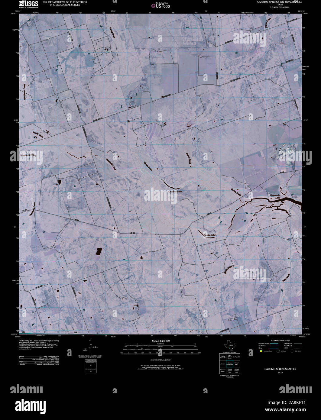 Map of carrizo springs hires stock photography and images Alamy