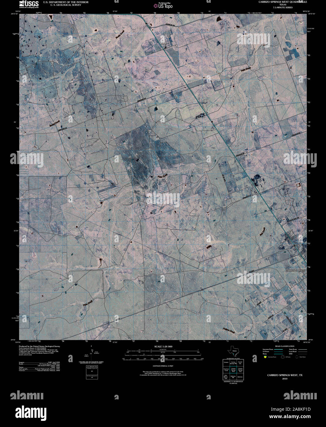 Map of carrizo springs texas hires stock photography and images Alamy