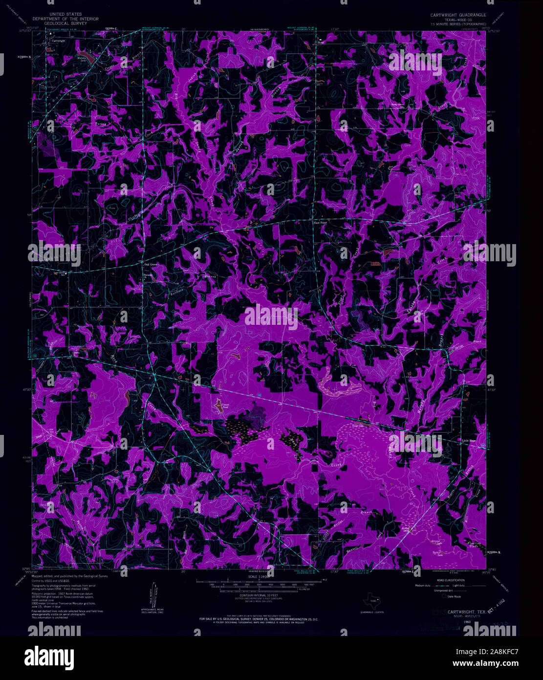 Map of cartwright hires stock photography and images Alamy