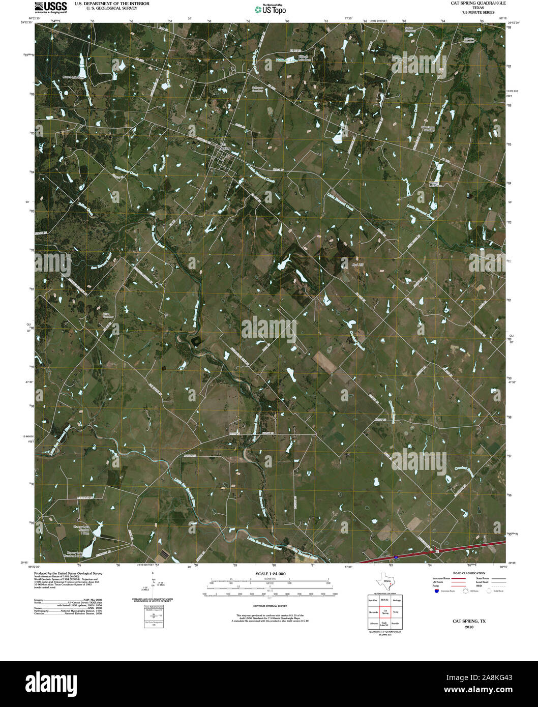 Cat Map Of Texas Spring ZIP Codes In Collingsworth County, Texas