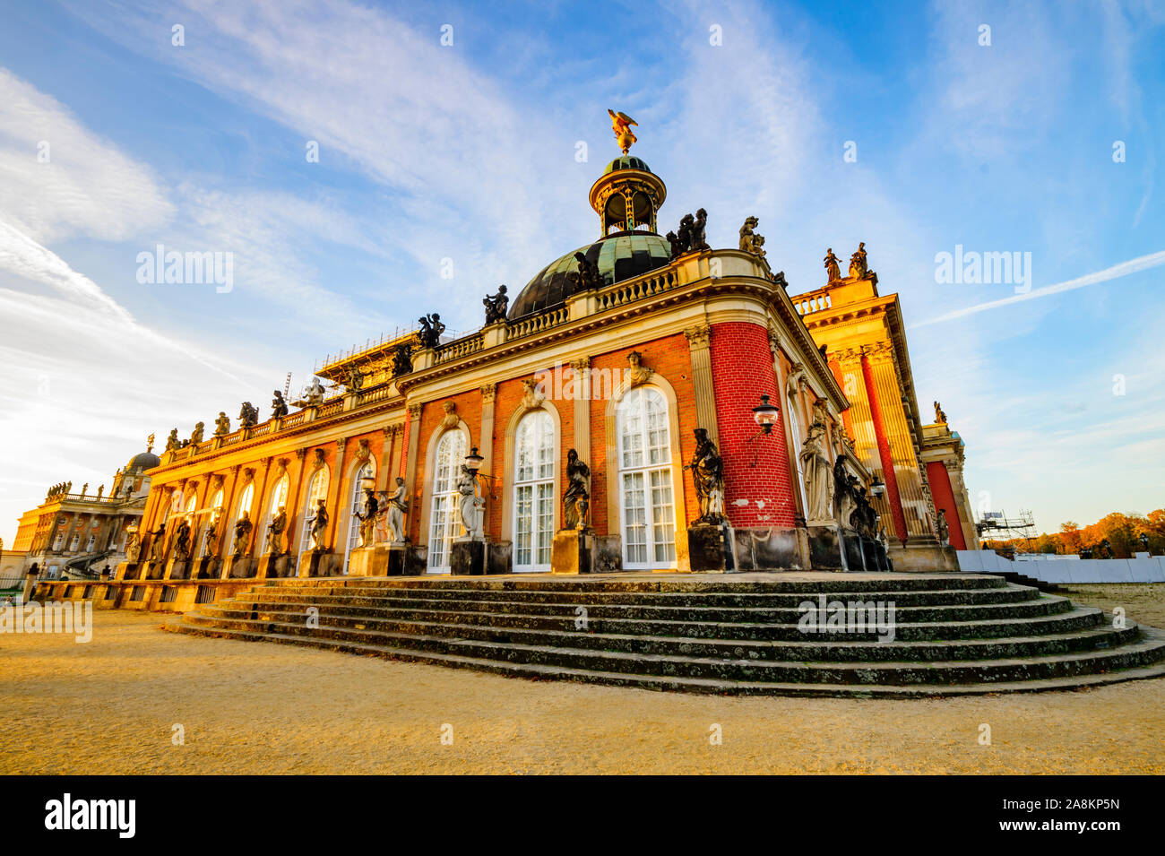 Potsdam, Germany-November 2014:Park Sanssouci, Potsdam, Germany Stock Photo