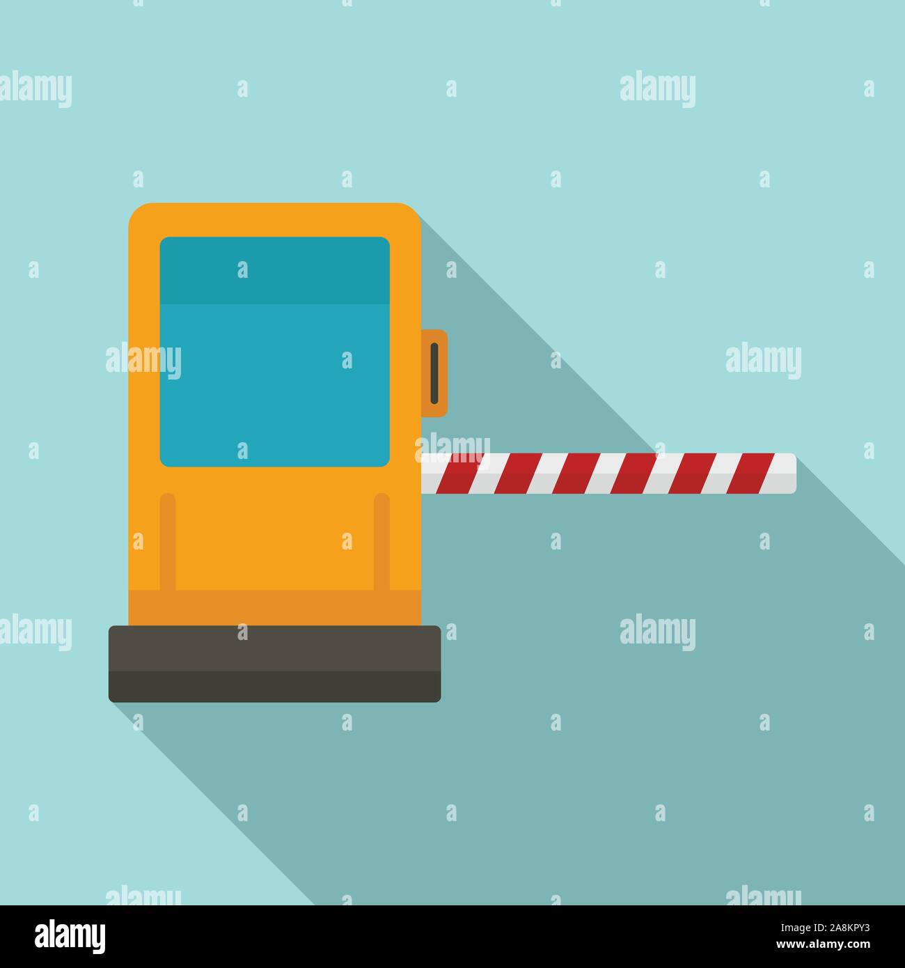 Toll gate house Stock Vector Images - Alamy