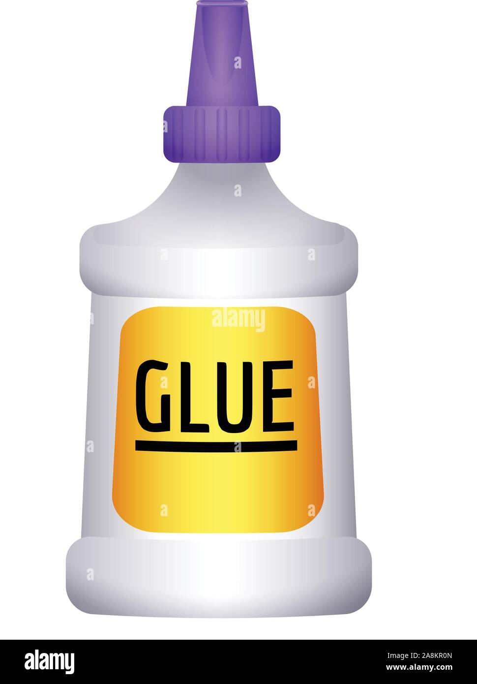 Liquid glue icon. Cartoon of liquid glue vector icon for web design
