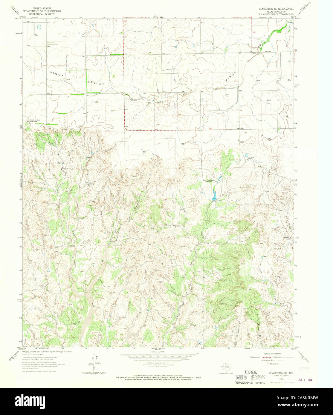 Map of clarendon texas hires stock photography and images Alamy