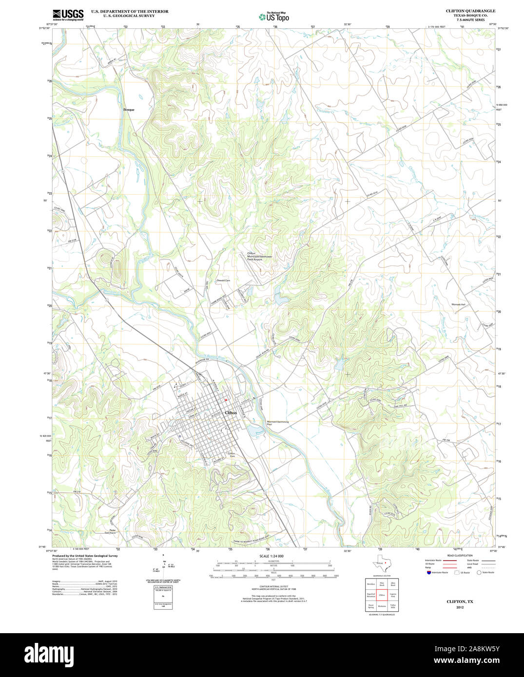 Map of clifton Cut Out Stock Images & Pictures Alamy