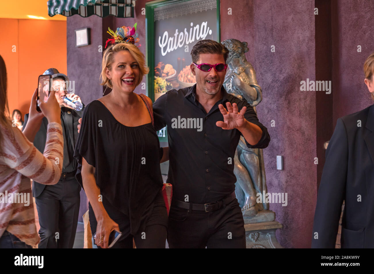 Arianne Zucker and Greg Vaughan at Days of our Lives Fan Appreciation Day - Citywalk in Los Angeles, CA on November 9, 2019 Stock Photo