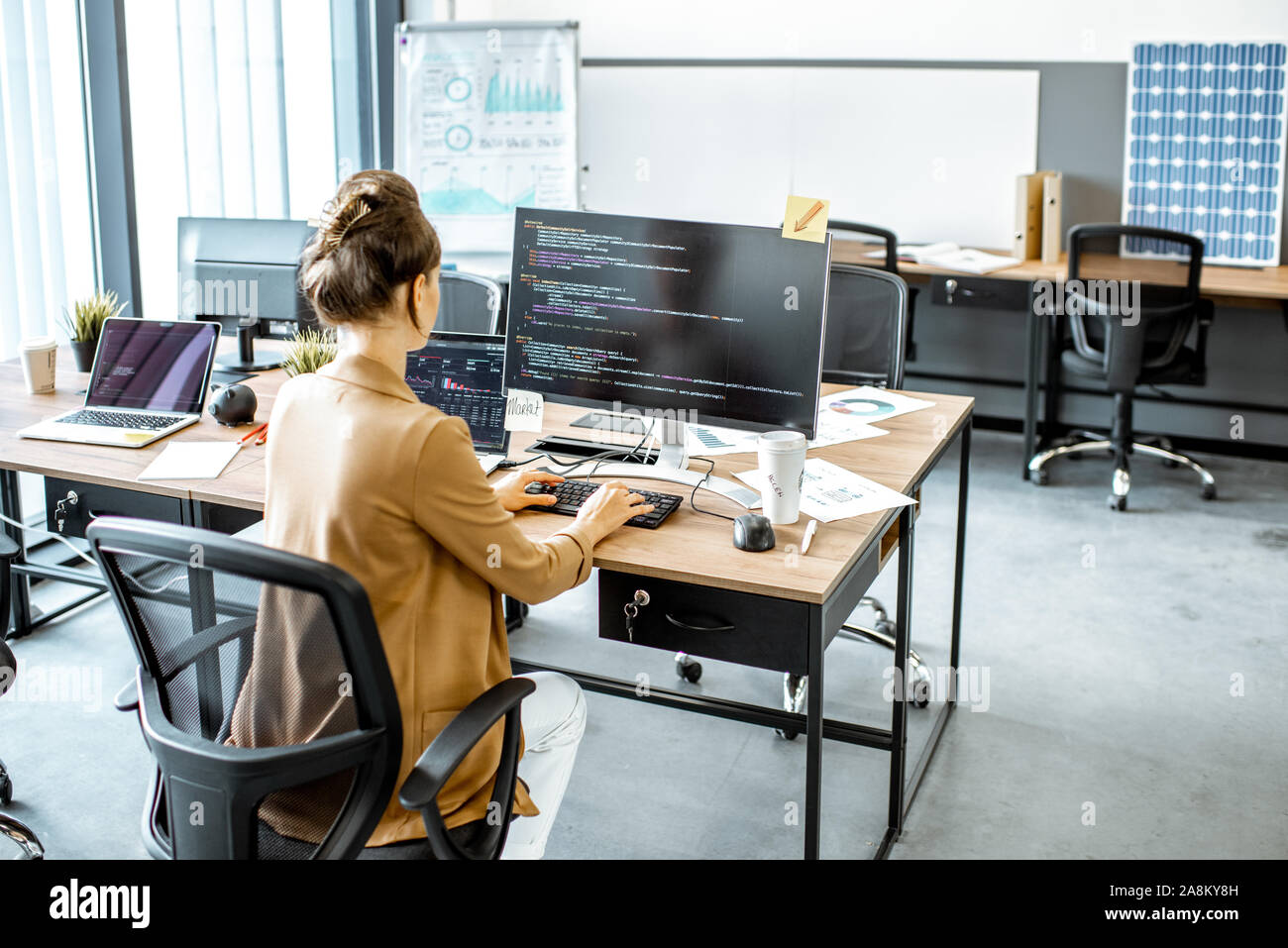 Woman programmer hi-res stock photography and images - Alamy