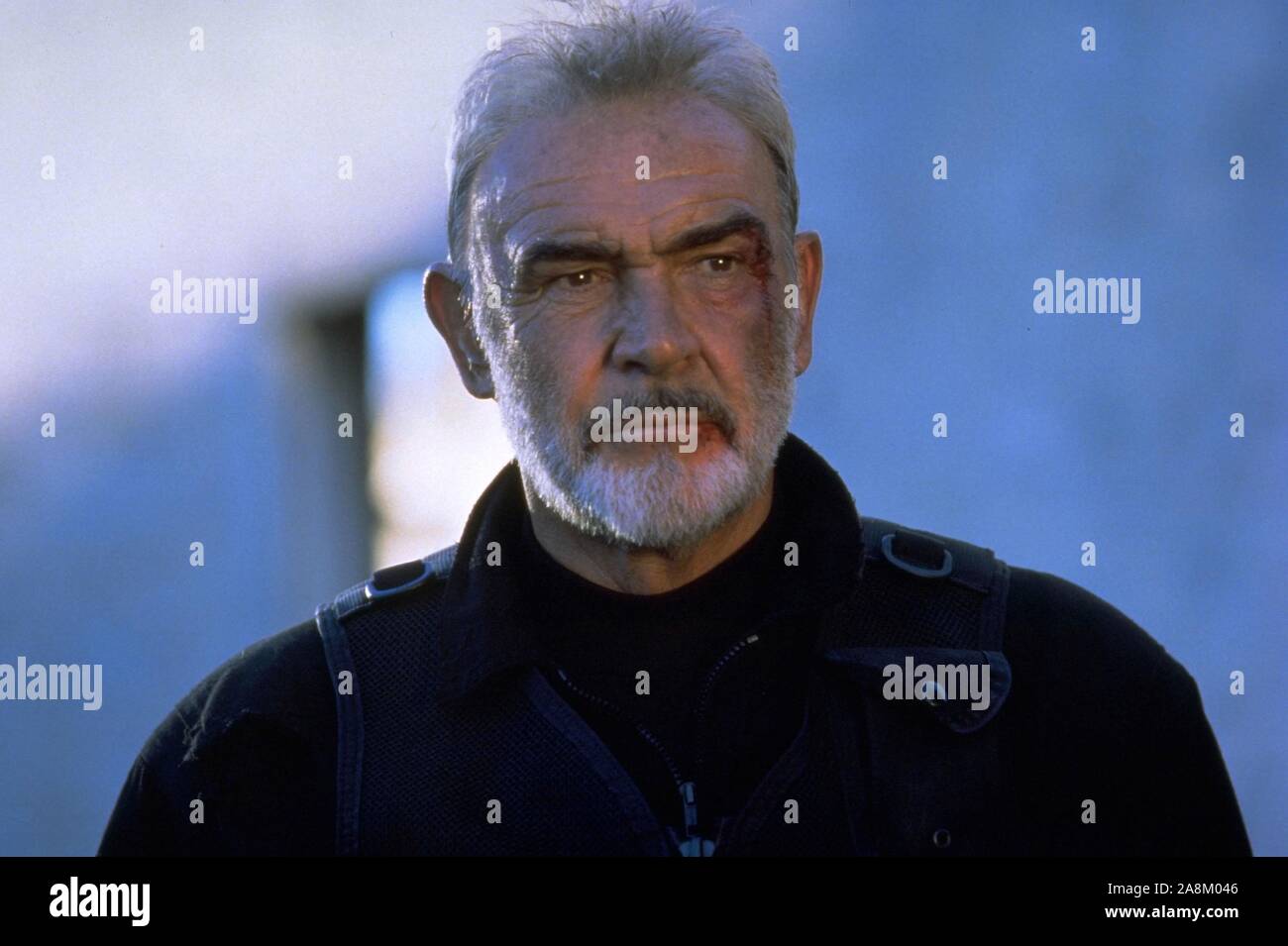 SEAN CONNERY in THE ROCK (1996), directed by MICHAEL BAY. Credit HOLLYWOOD PICTURES / Album