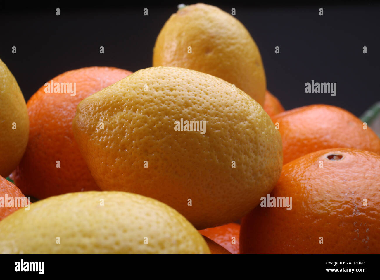 Fresh oranges and lemons Stock Photo Alamy