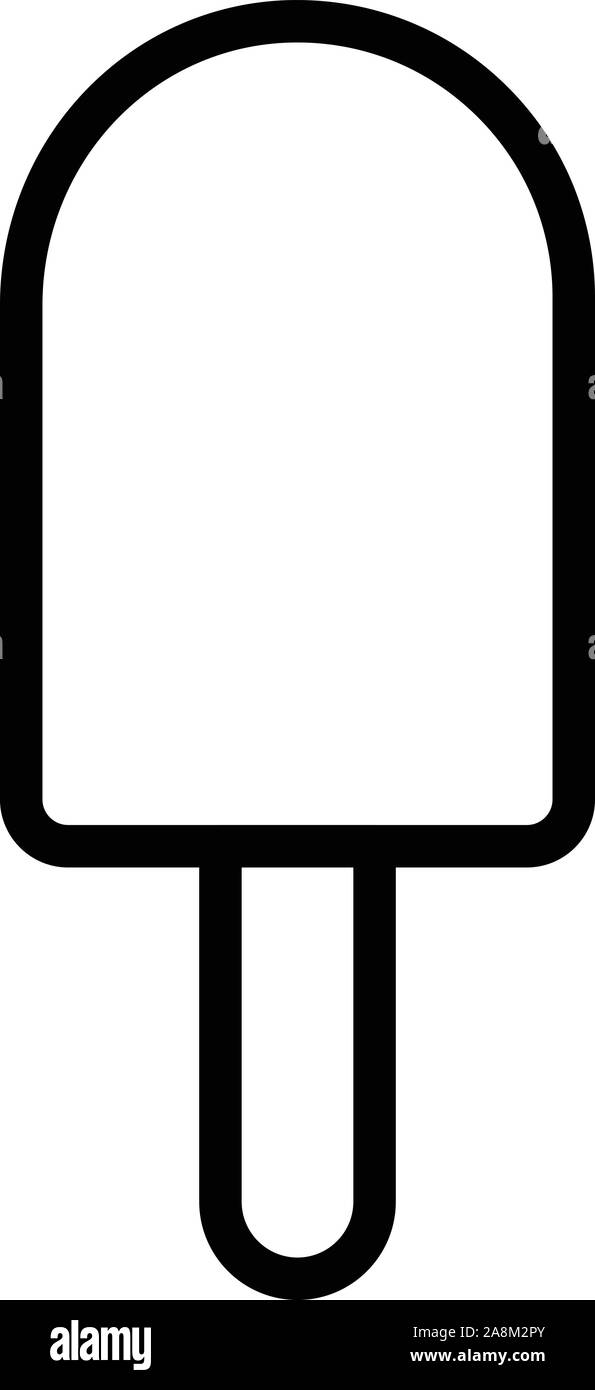 Stick ice cream icon, outline style Stock Vector Image & Art Alamy