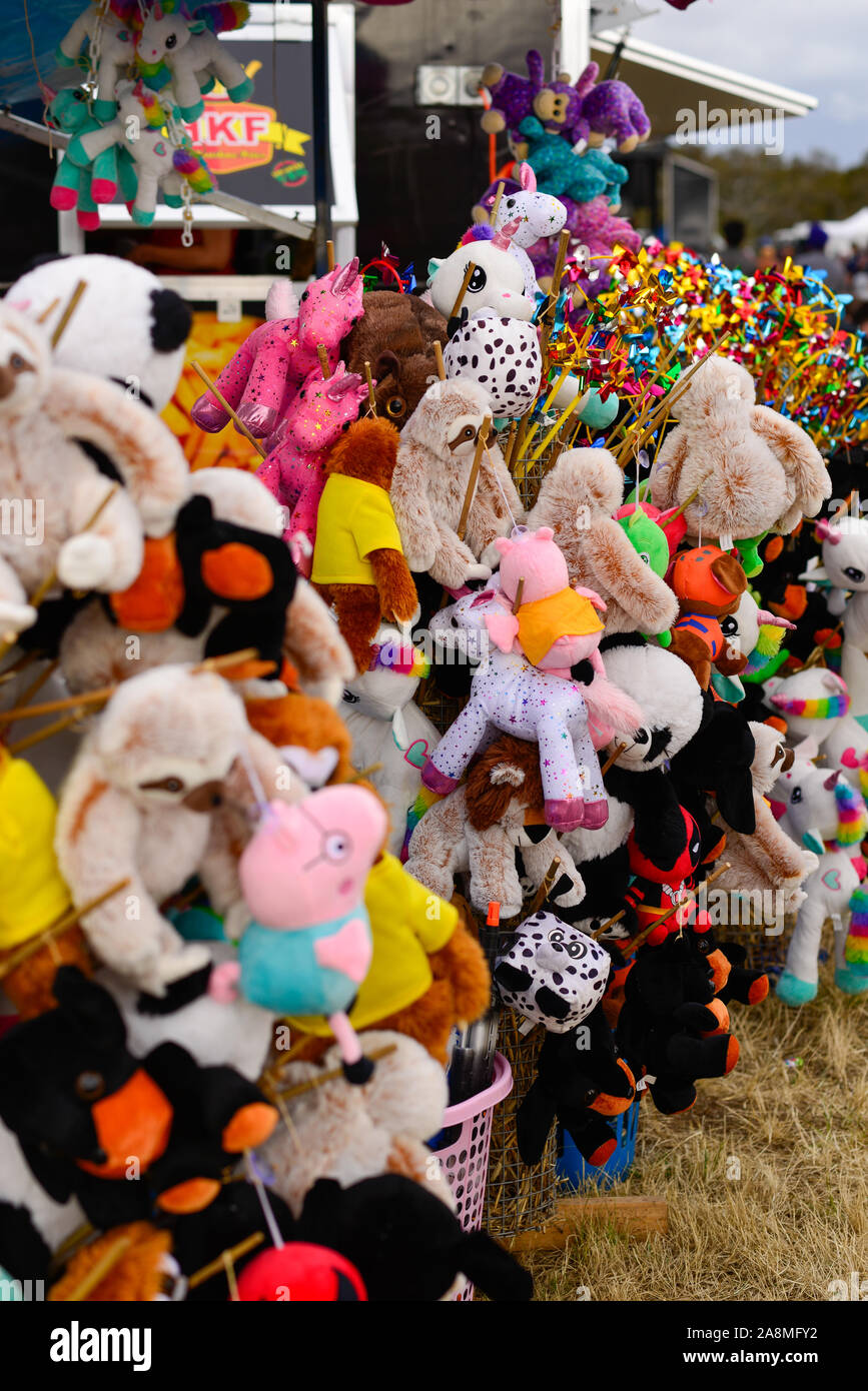 Fair Prize Toys at Wyndham Diwali Indian Festival, Melbourne, Victoria, Australia Stock Photo