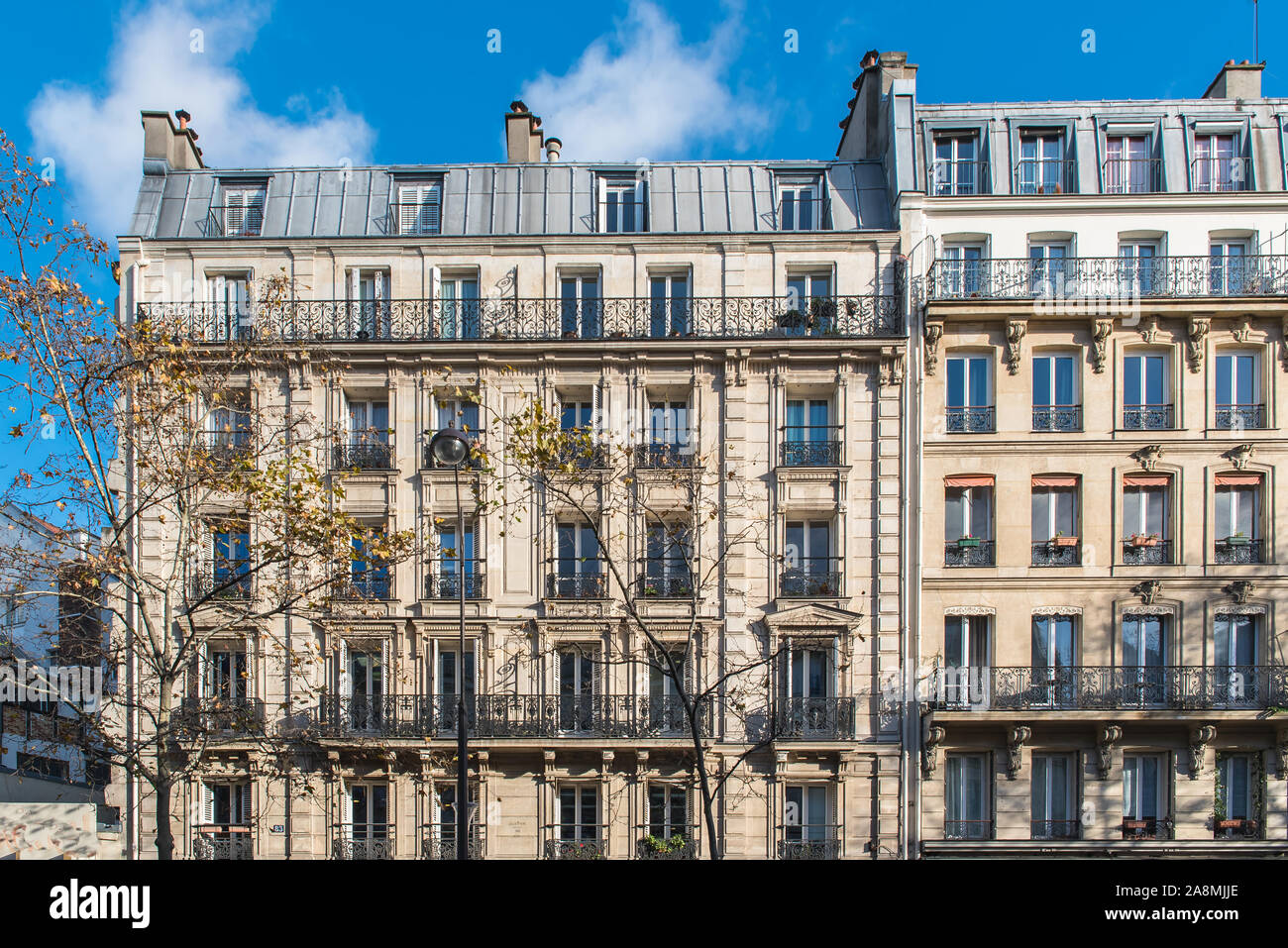 Boulevard Beaumarchais Paris High Resolution Stock Photography and