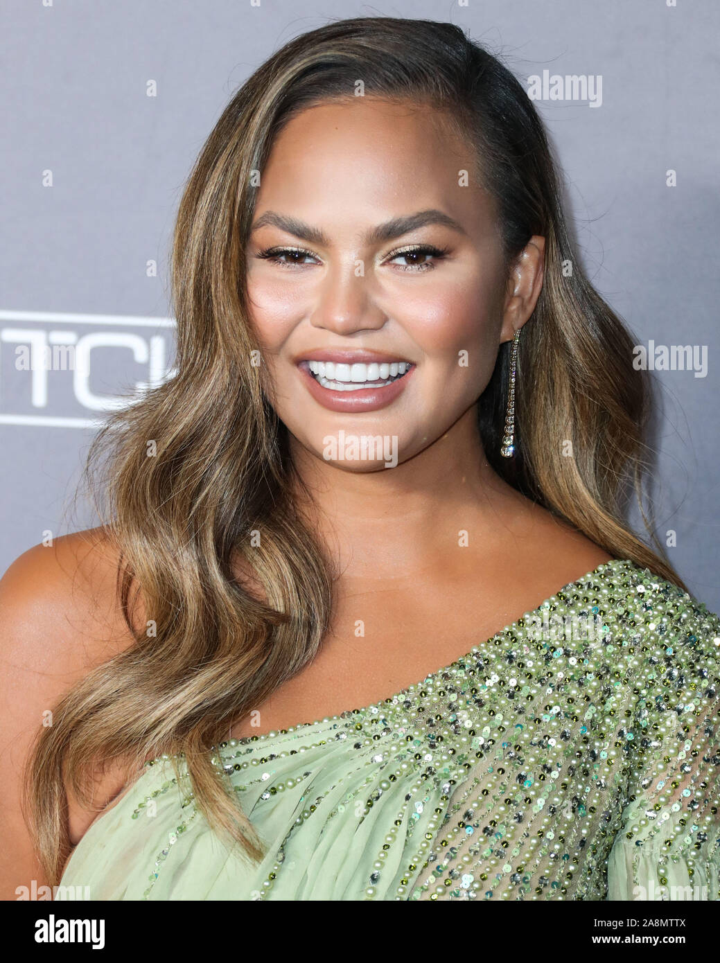 Chrissy Teigen in Georges Hobeika at White House Correspondents Dinner