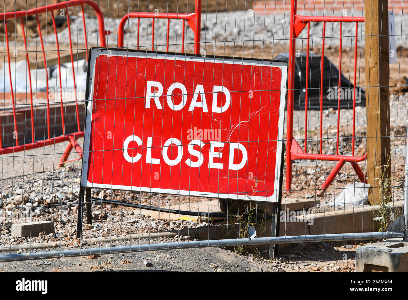 Building site signage hi-res stock photography and images - Alamy