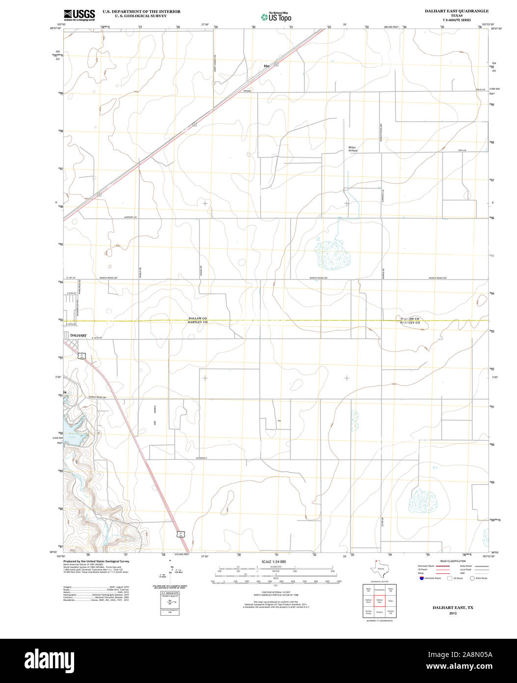 Map of dalhart texas hires stock photography and images Alamy