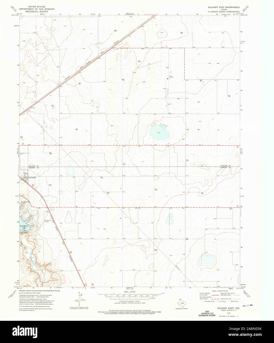 Map of dalhart hires stock photography and images Alamy