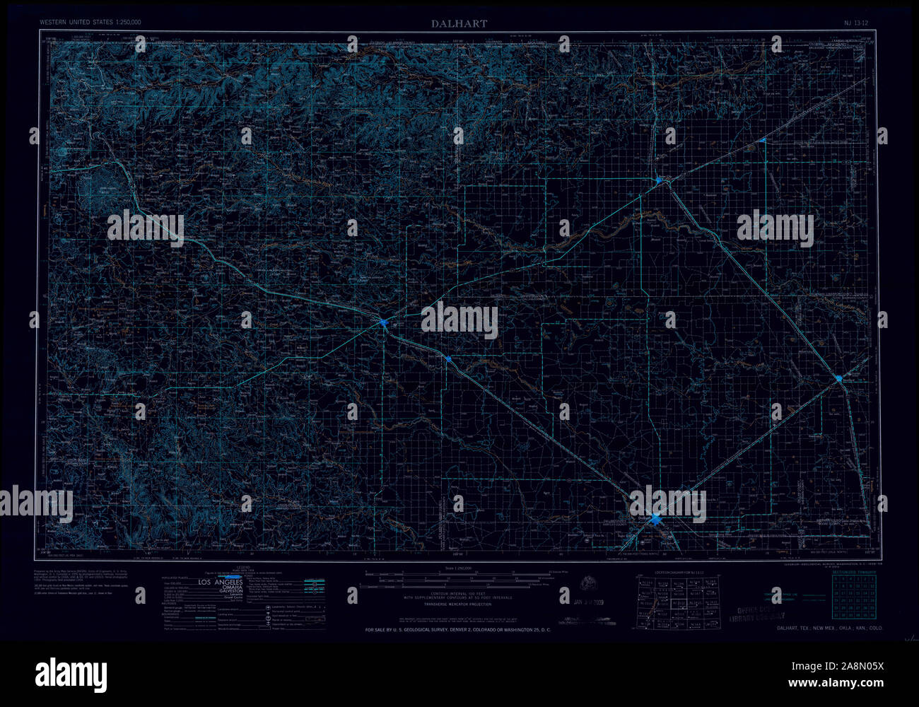 Dalhart texas map hires stock photography and images Alamy
