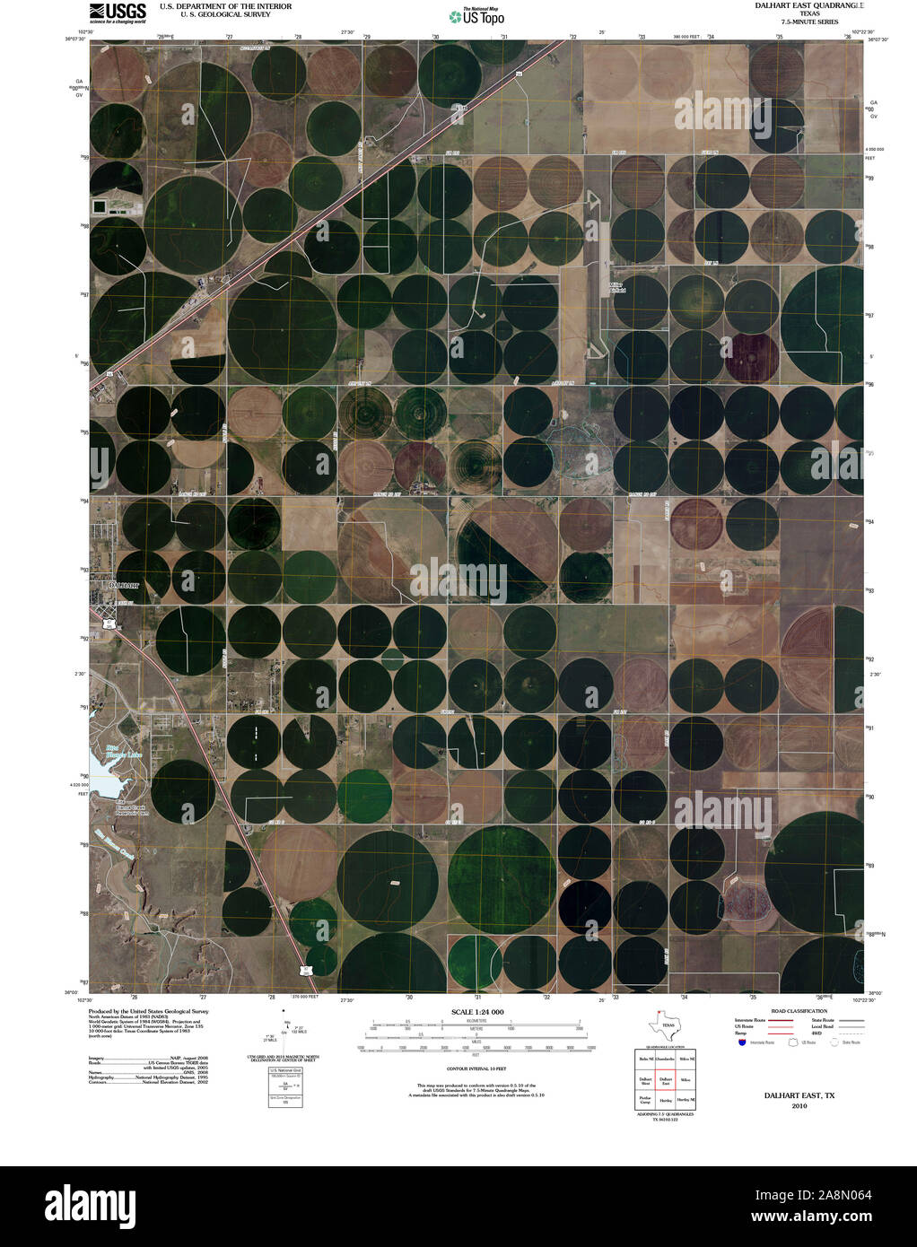 Dalhart texas map hires stock photography and images Alamy