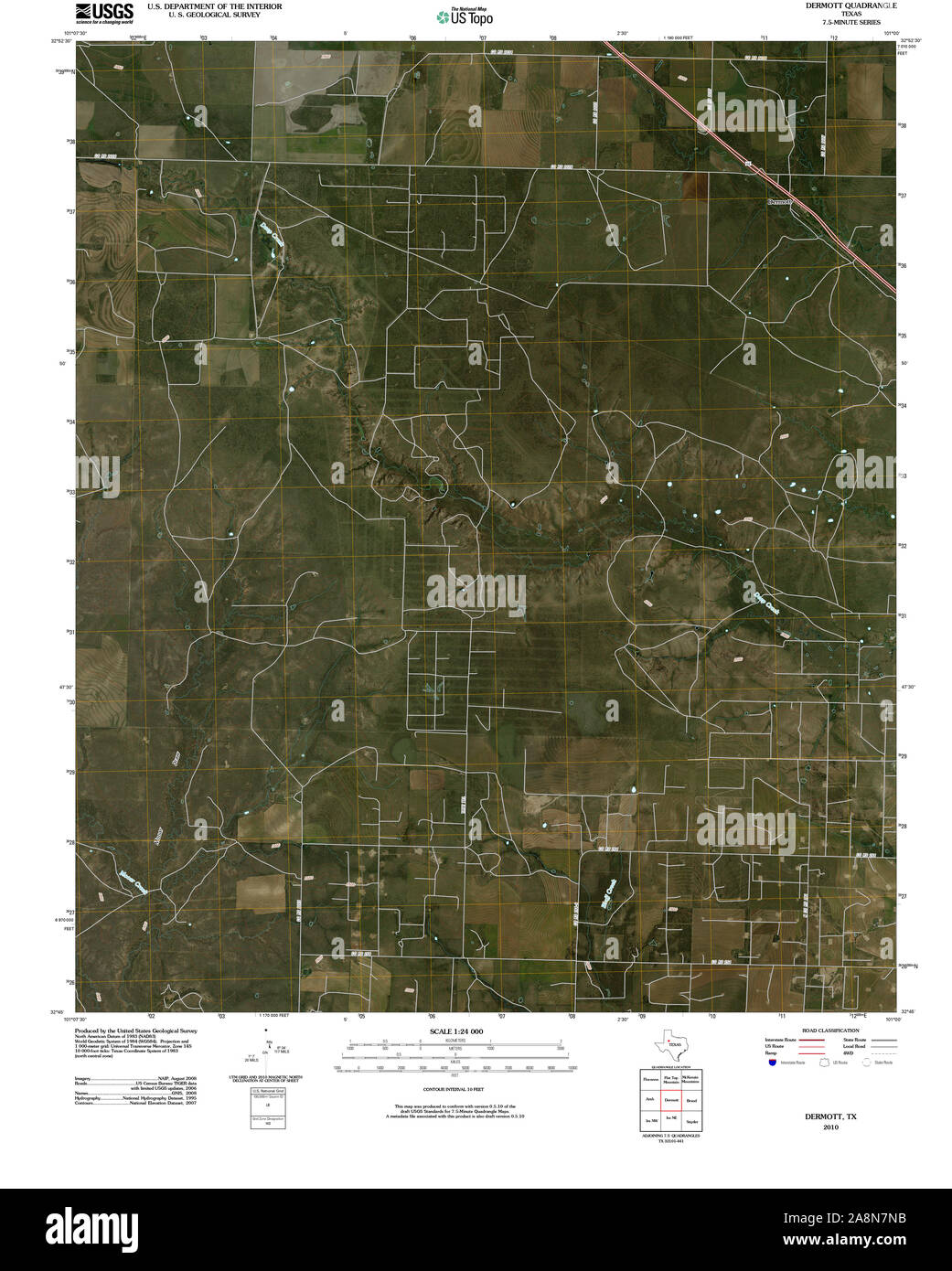 Map of dermott hires stock photography and images Alamy