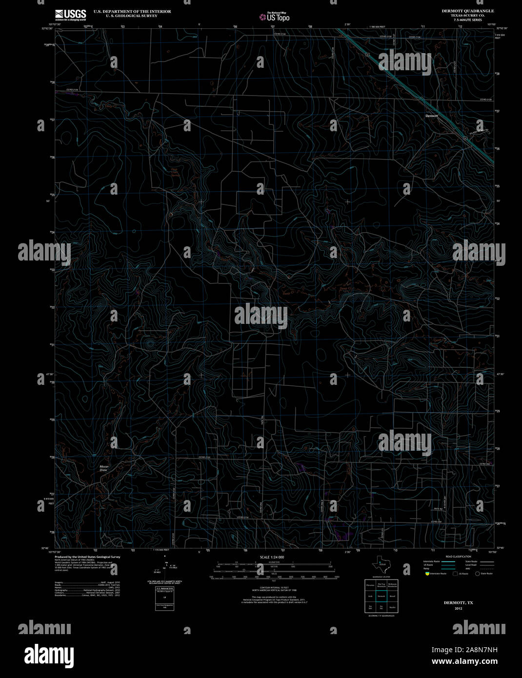 Map of dermott hires stock photography and images Alamy