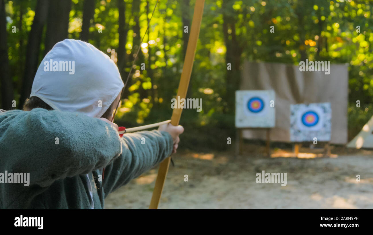 Medieval Archer Practice High Resolution Stock Photography and Images ...
