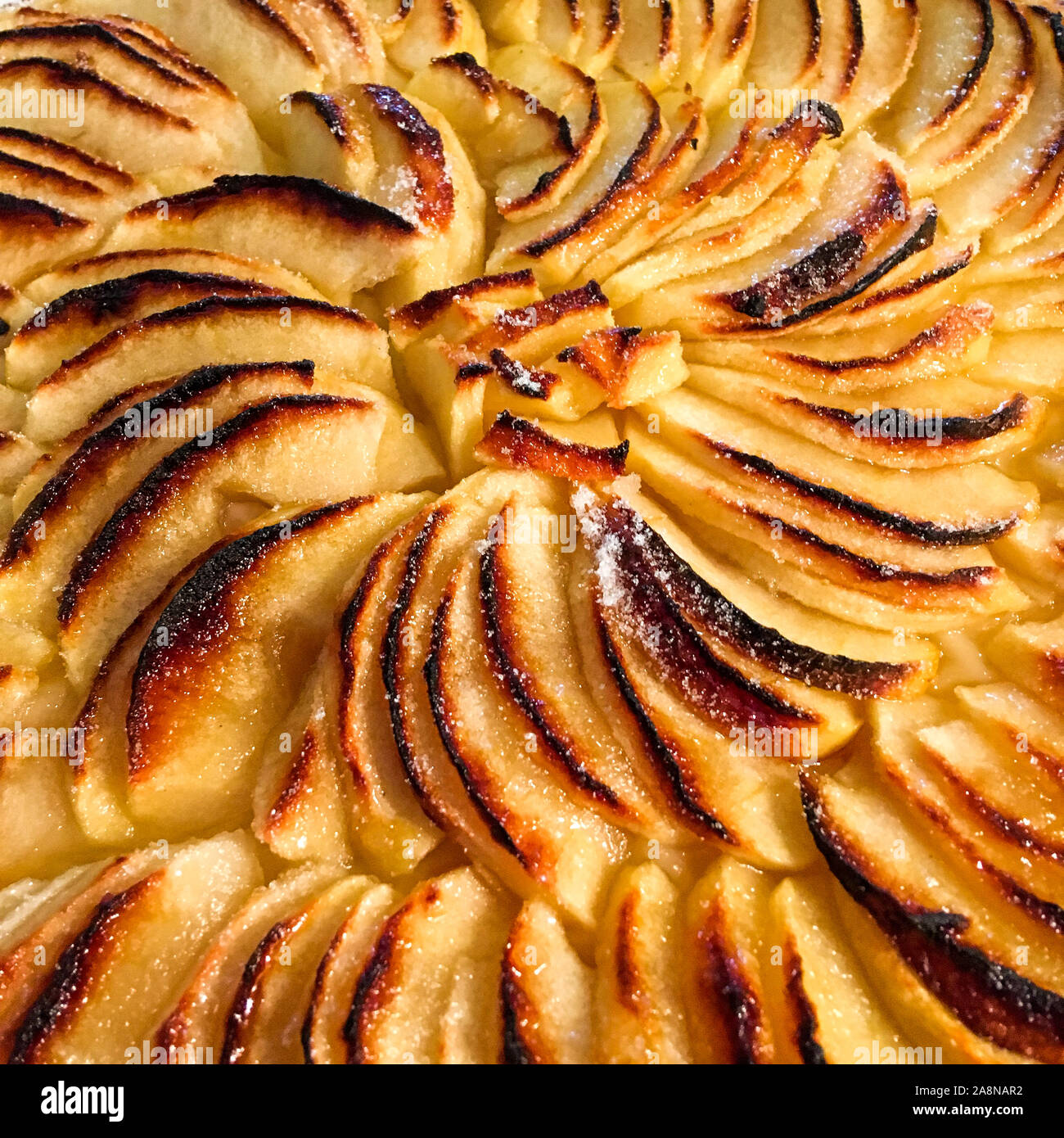 Apple pie, Lyon, France Stock Photo Alamy
