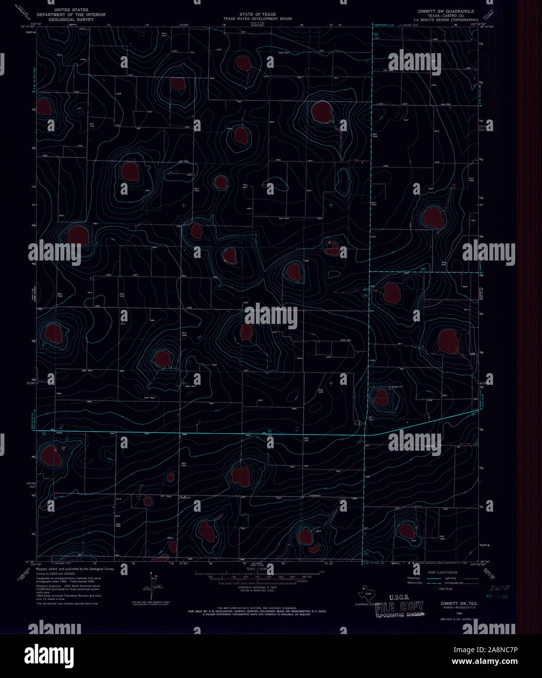 Map of dimmitt texas hires stock photography and images Alamy
