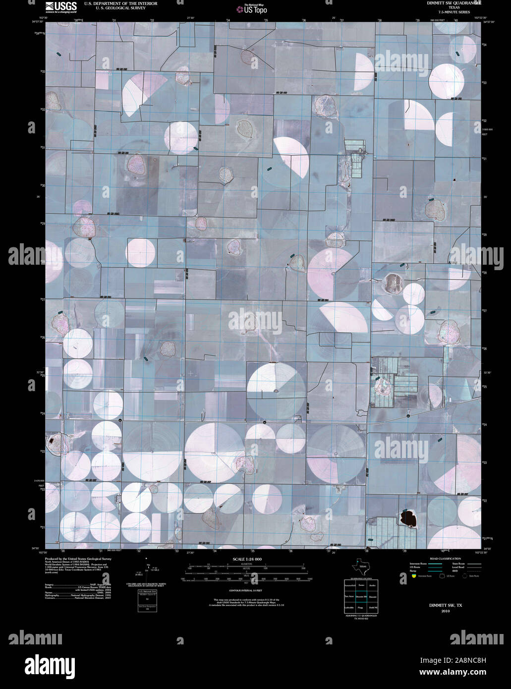 Dimmitt texas map hires stock photography and images Alamy
