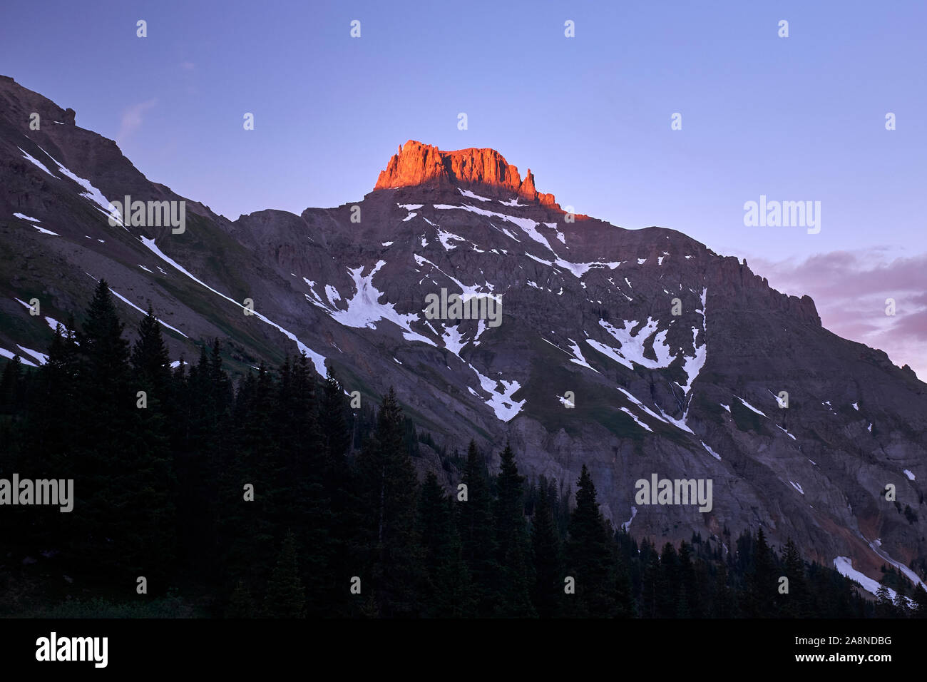 Yankee Boy Basin in the Mount Sneffels Range, Colorado, USA Stock Photo Alamy