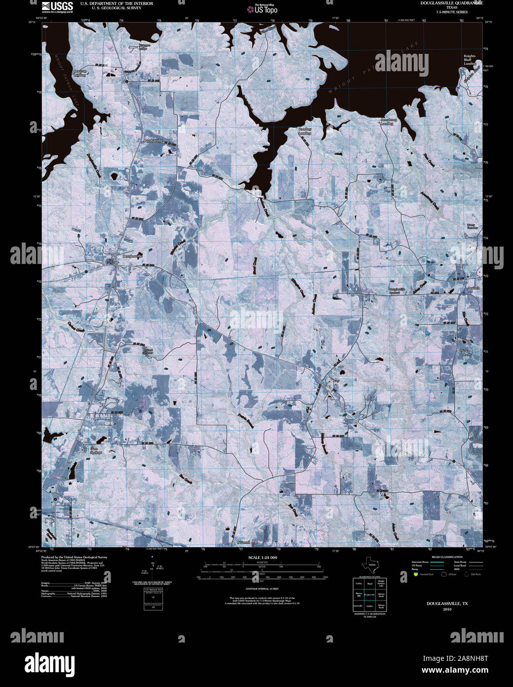 Map of douglassville hires stock photography and images Alamy