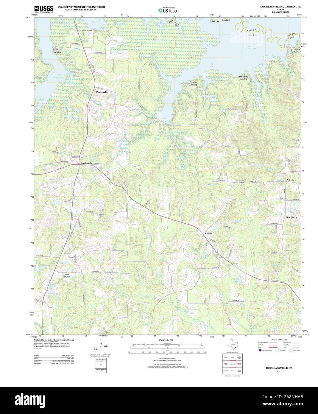 Map of douglassville Cut Out Stock Images & Pictures Alamy