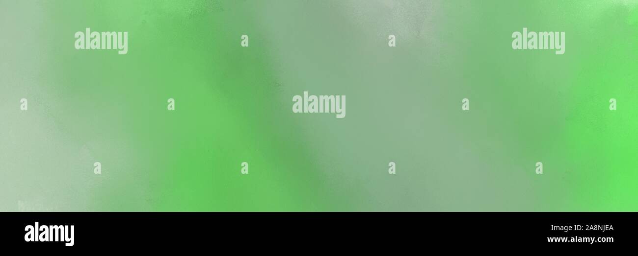 Dark Sea Green Ash Gray And Pastel Green Color Painted Banner