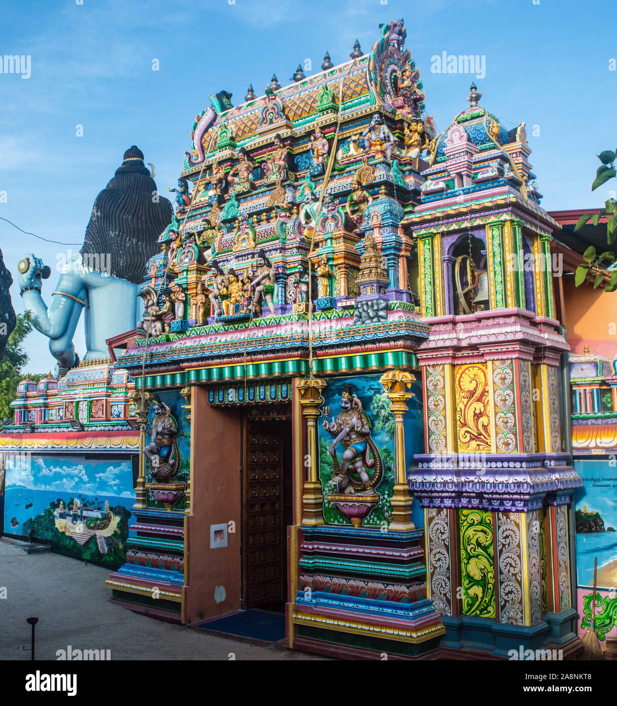 Koneswaram Temple is a Hindu temple , Trincomali ,Sri lanka Stock Photo