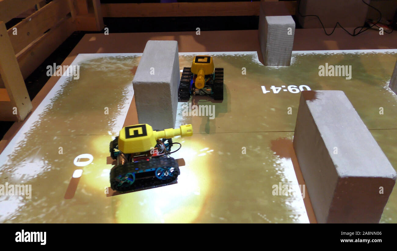 Intel computer controlled tank (c) with RealSense image recognition ...