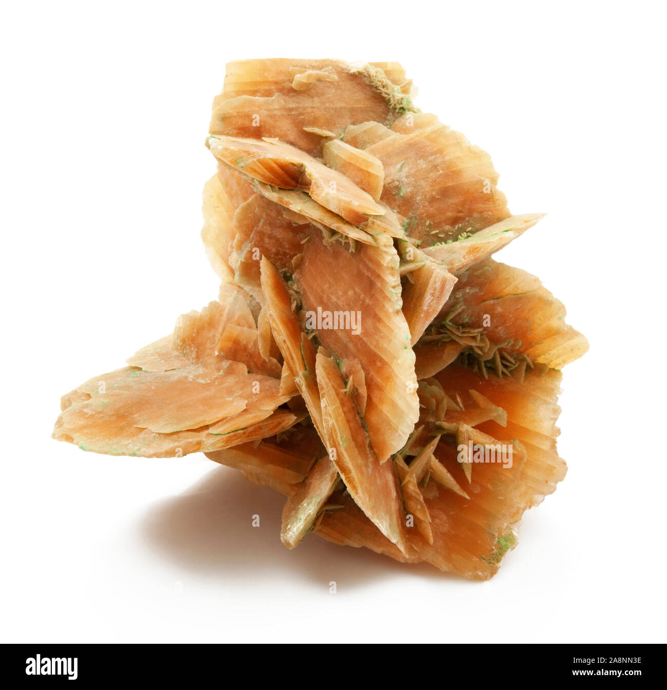 desert rose crystals on white background Stock Photo - Alamy