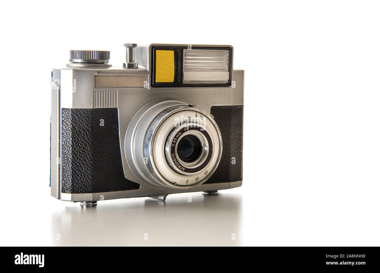 isolated vintage camera on white background Stock Photo - Alamy