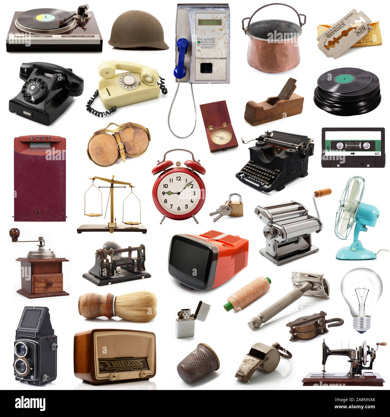 an original great vintage objects collection Stock Photo - Alamy