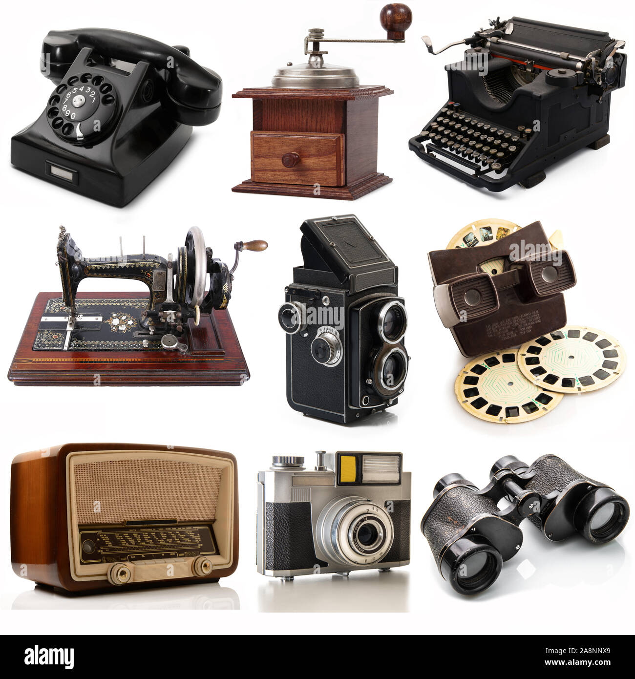 an original great vintage objects collection Stock Photo - Alamy