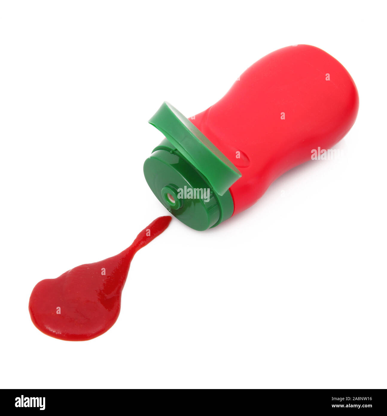 tomato sauce on white background Stock Photo Alamy