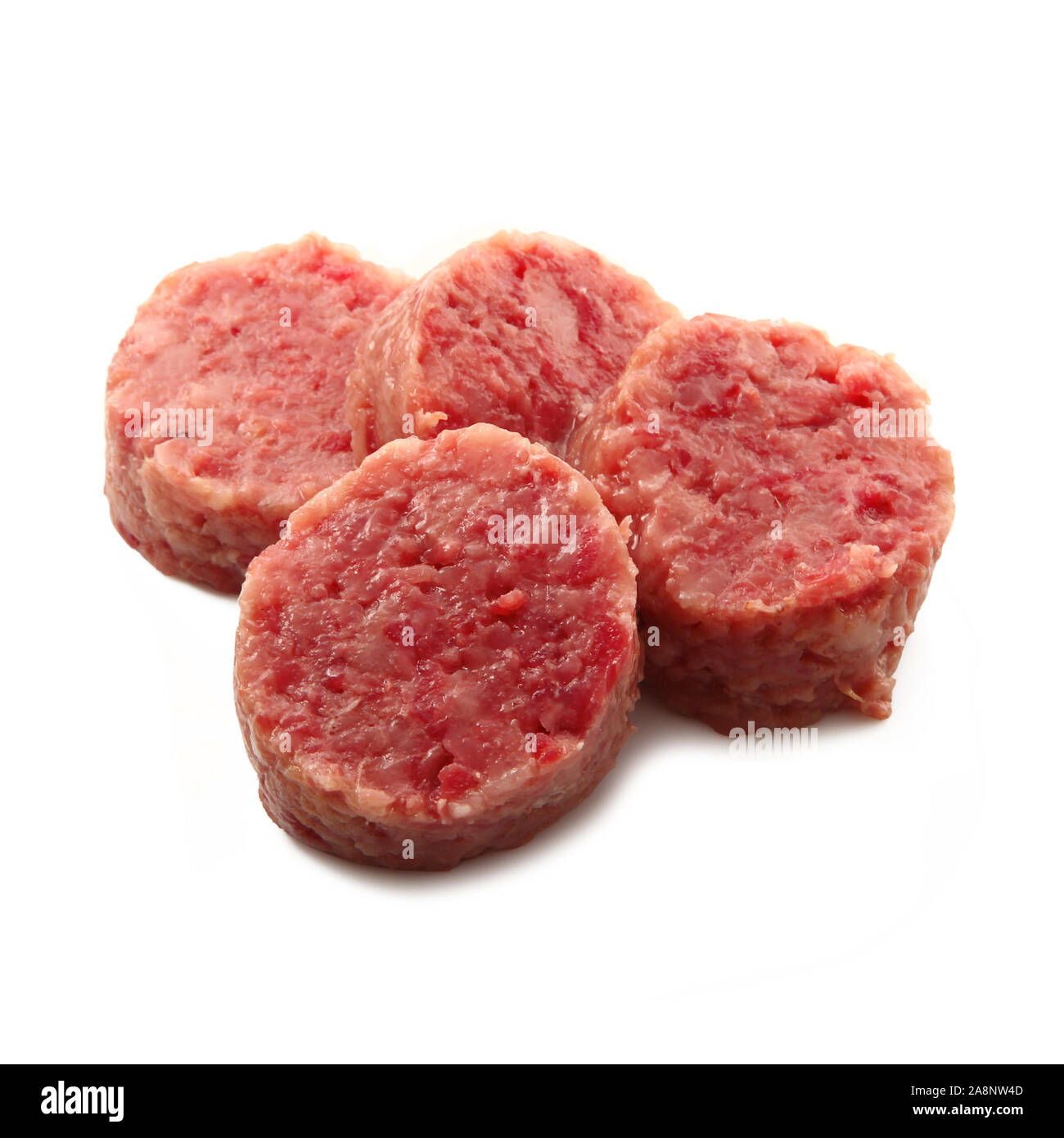 italian cotechino sausage on white background Stock Photo Alamy