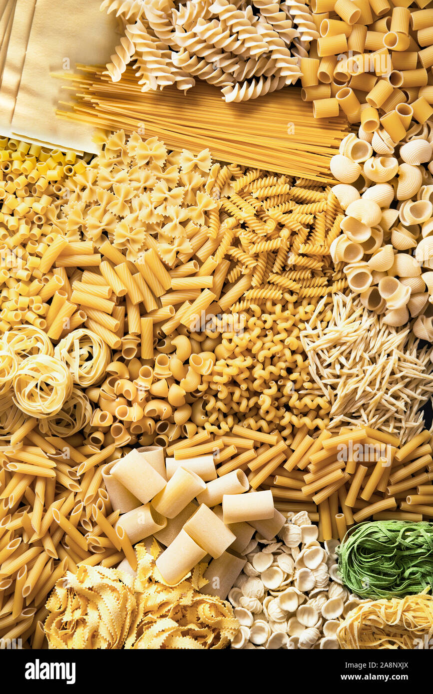 original background of italian pasta Stock Photo - Alamy