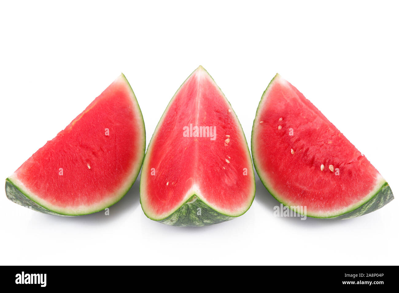 fresh watermelon on white background Stock Photo - Alamy