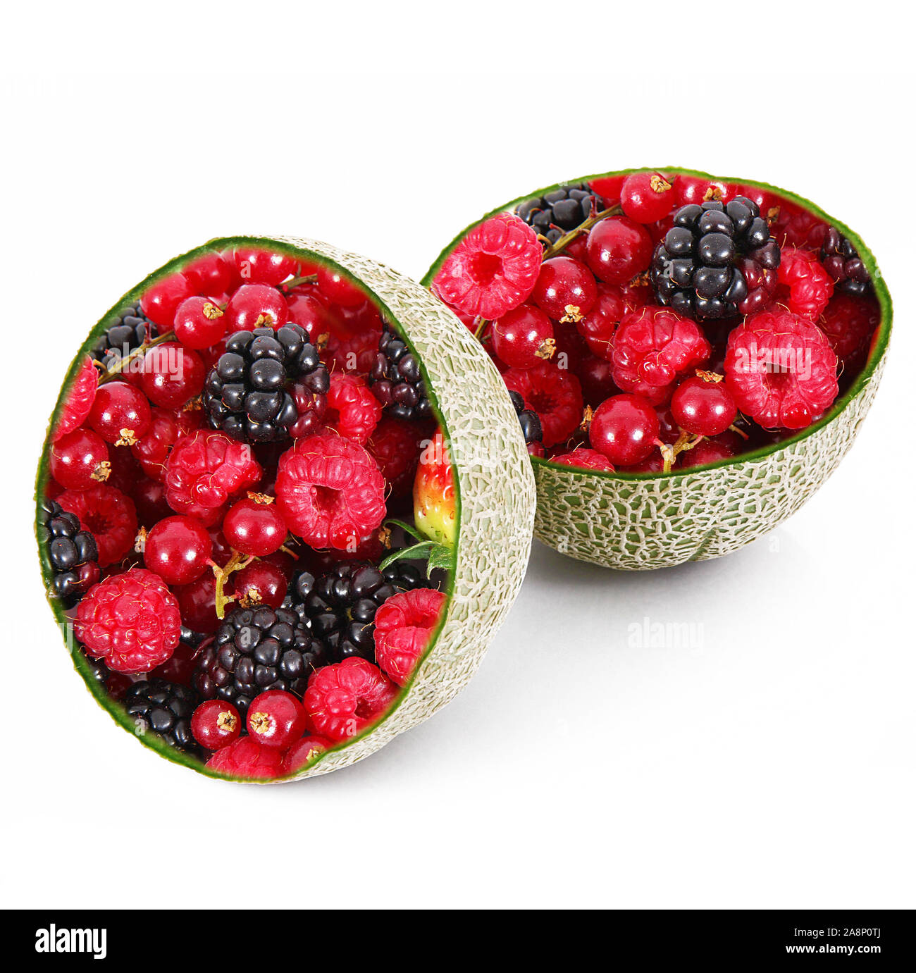 strange ibrid fruit melonberries Stock Photo Alamy