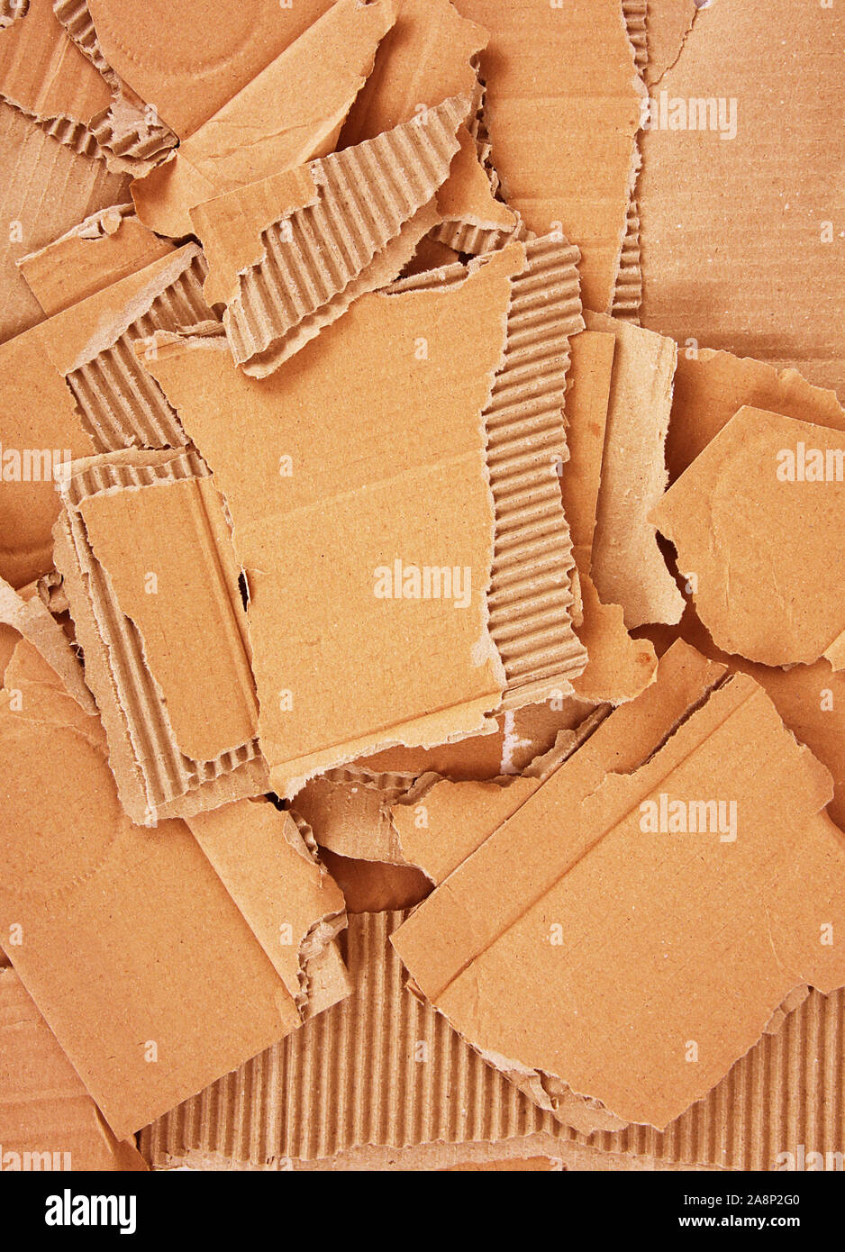 a cardboard for recycle background Stock Photo