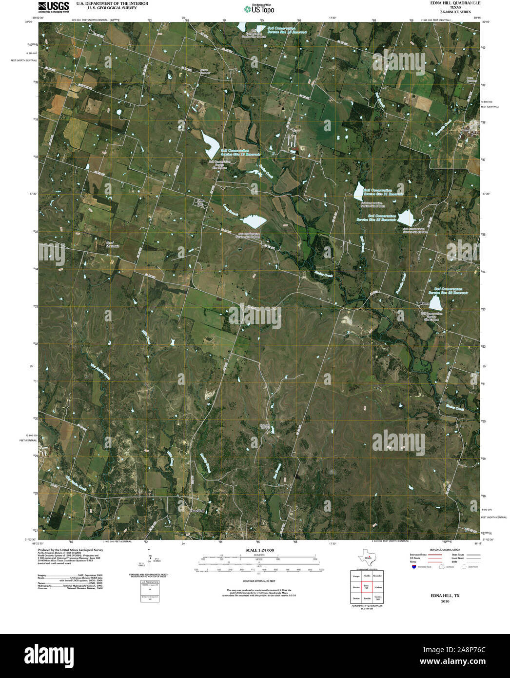 Map of edna texas hires stock photography and images Alamy