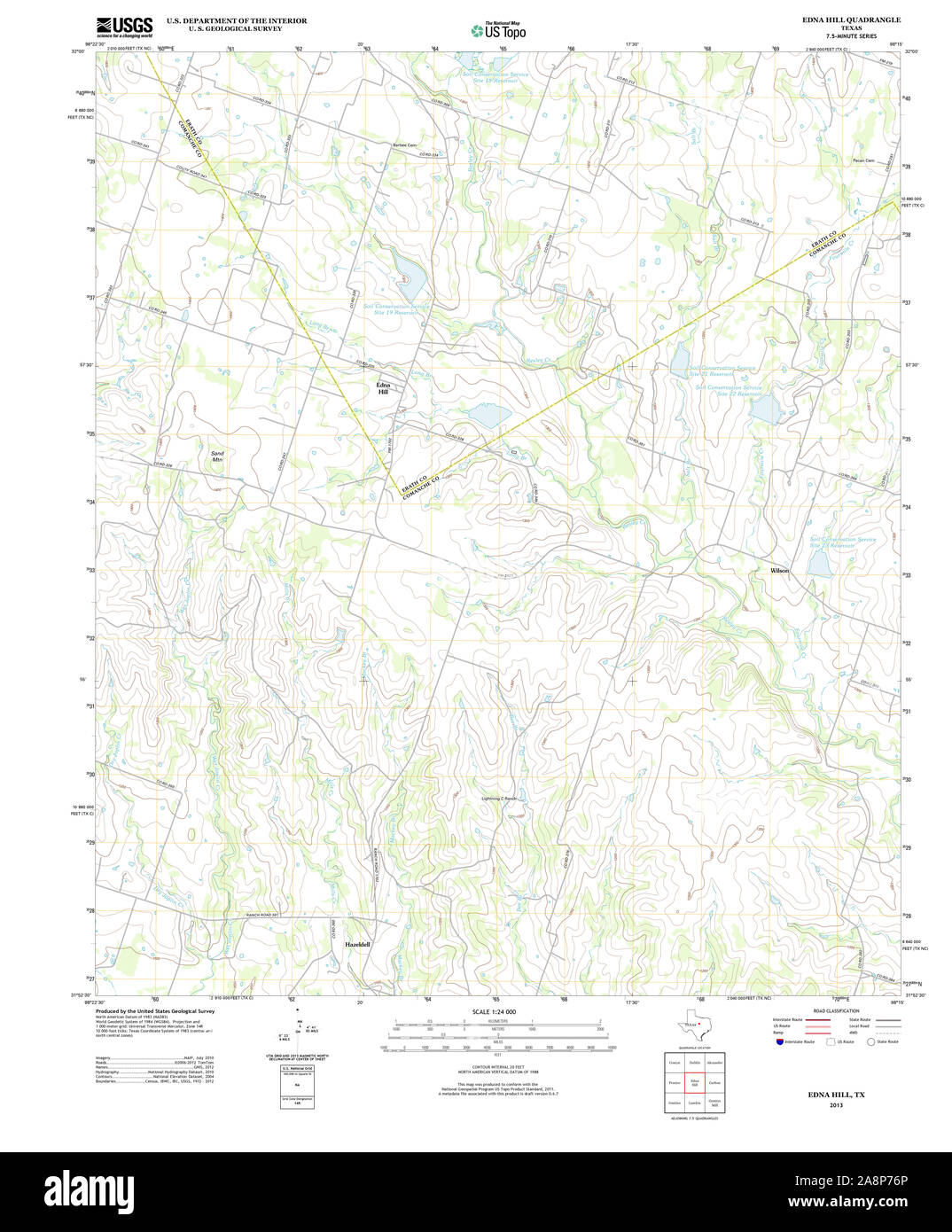 Map of edna texas hires stock photography and images Alamy