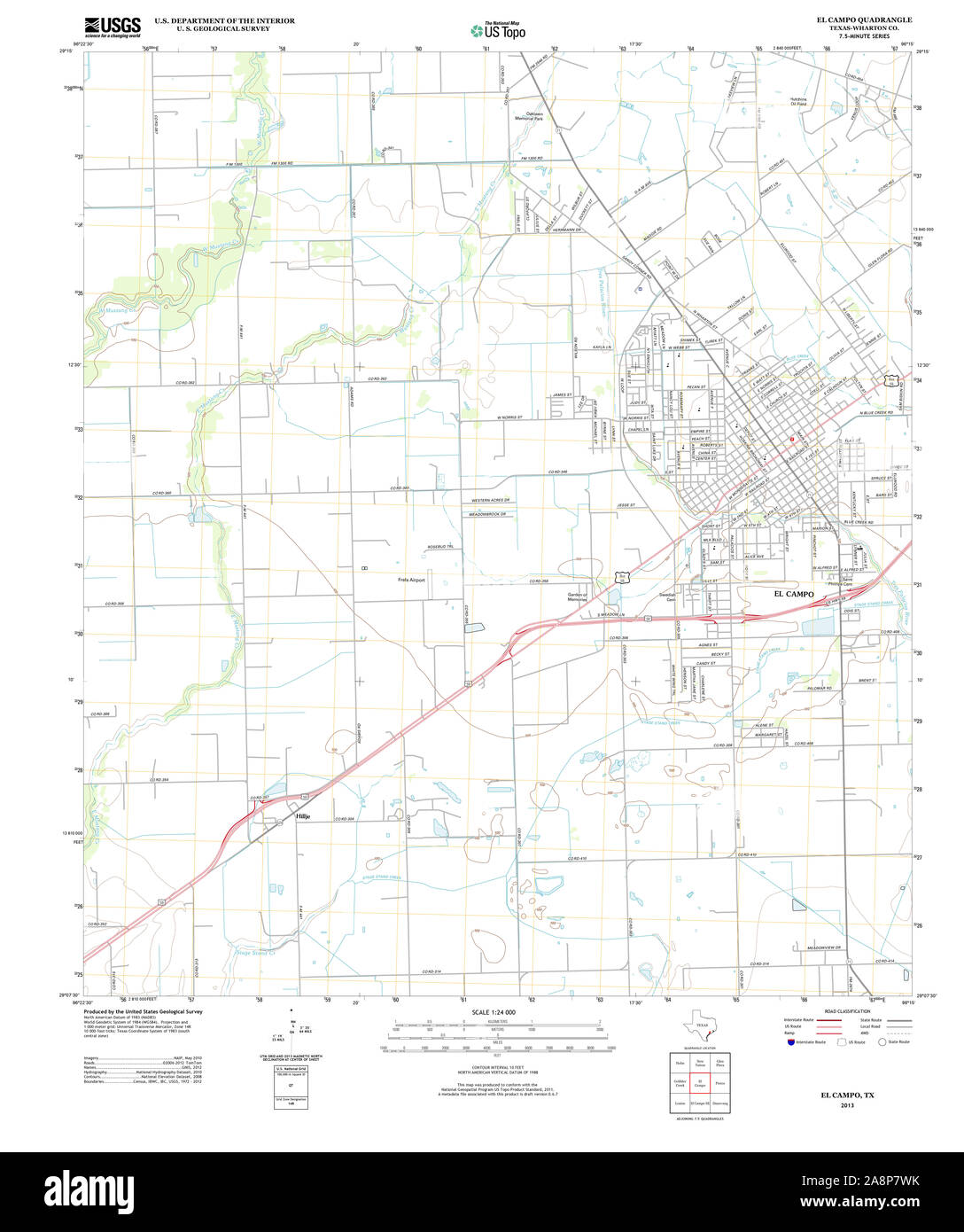 El Campo Texas Map El Campo Texas Cut Out Stock Images & Pictures - Alamy