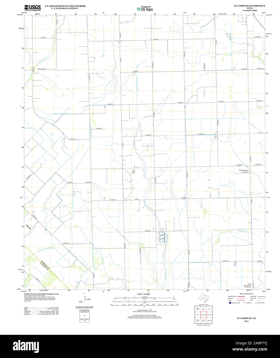 Map of el campo hires stock photography and images Alamy