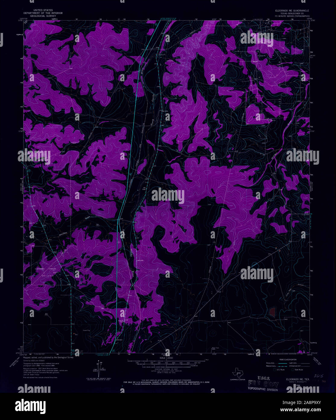 Eldorado texas map hires stock photography and images Alamy